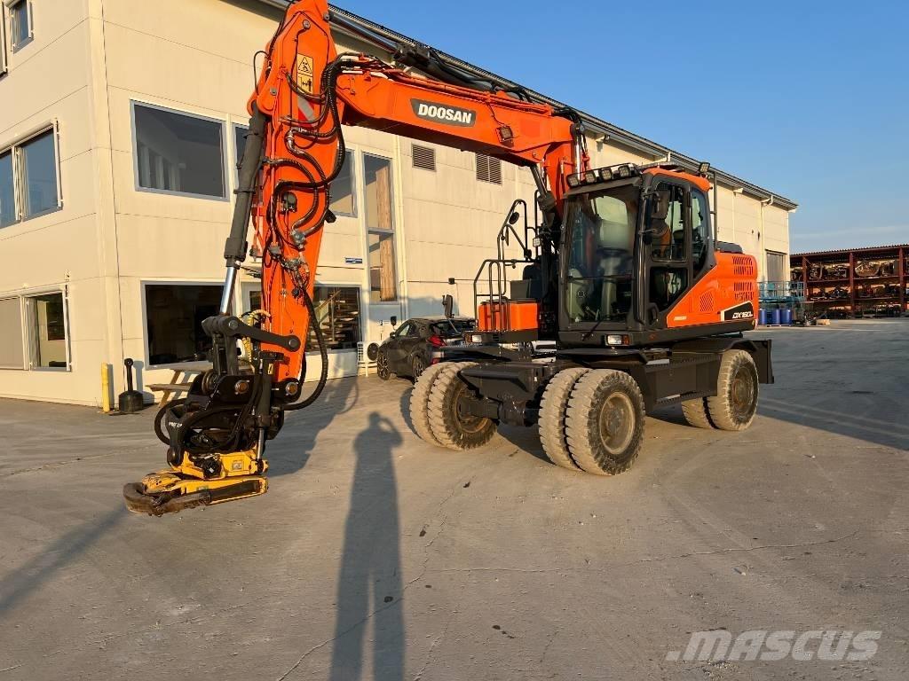 Doosan DX160W-5 Kolesové rýpadlá