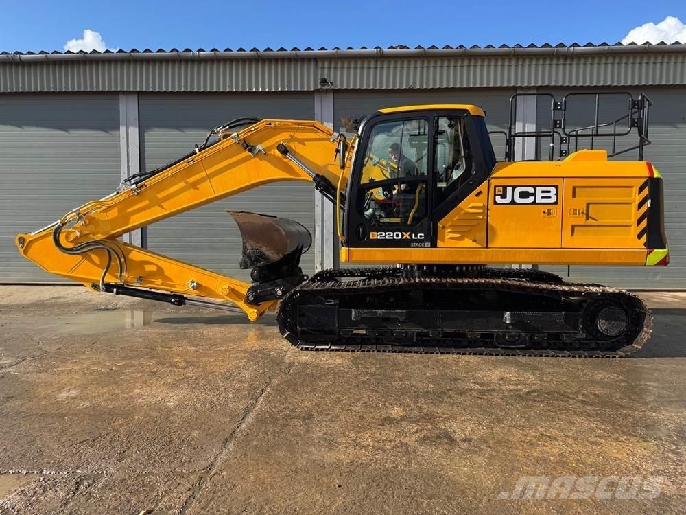 JCB 220X Pásové rýpadlá
