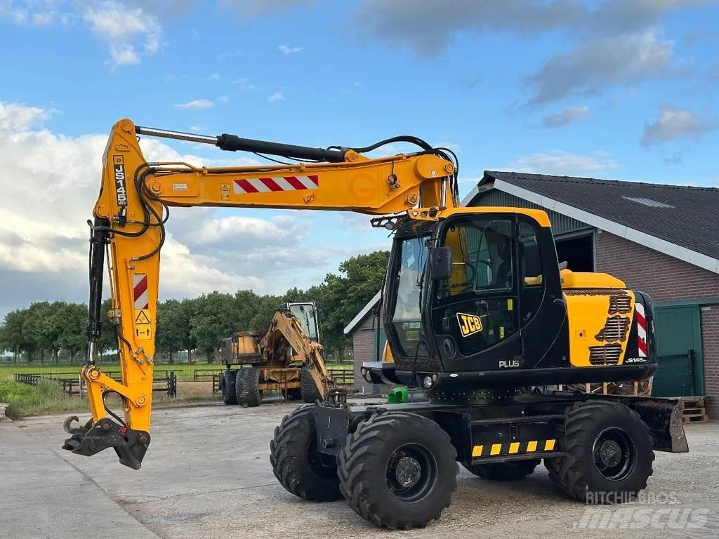 JCB JS145W Kolesové rýpadlá