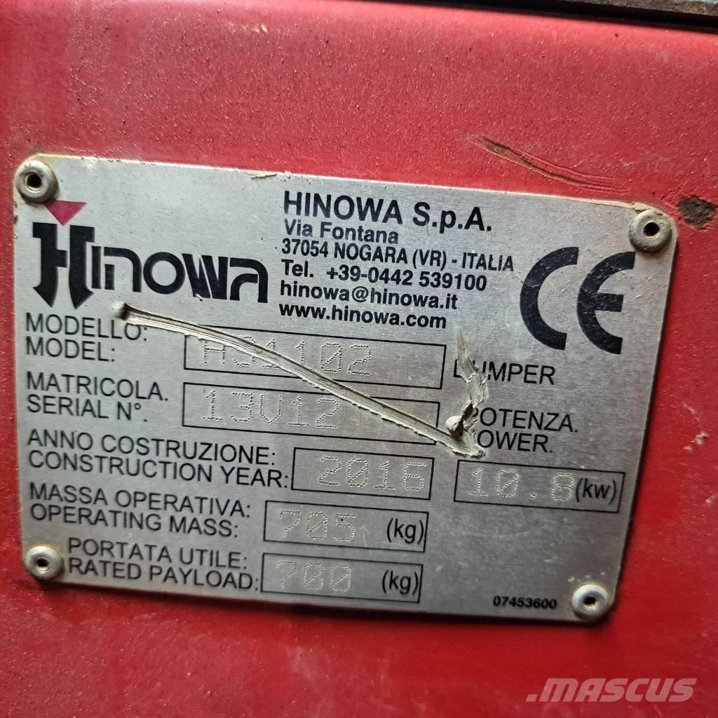 Hinowa HS1102 Pásové sklápače