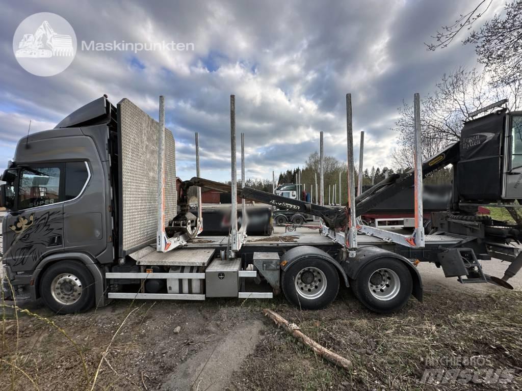 Scania R 730 Nákladné vozidlá na prepravu dreva