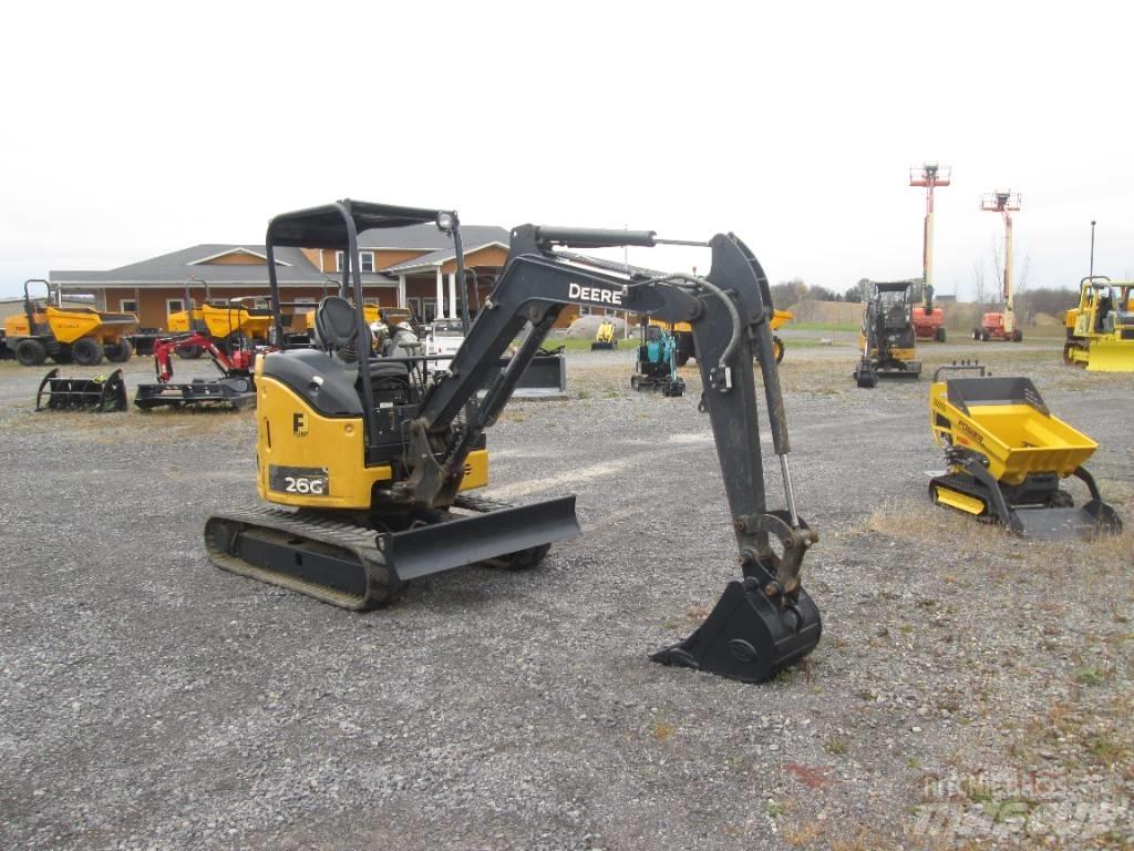 John Deere 26G Mini rýpadlá < 7t