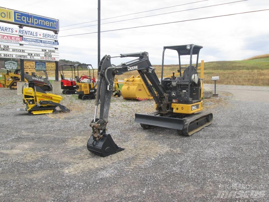 John Deere 26G Mini rýpadlá < 7t