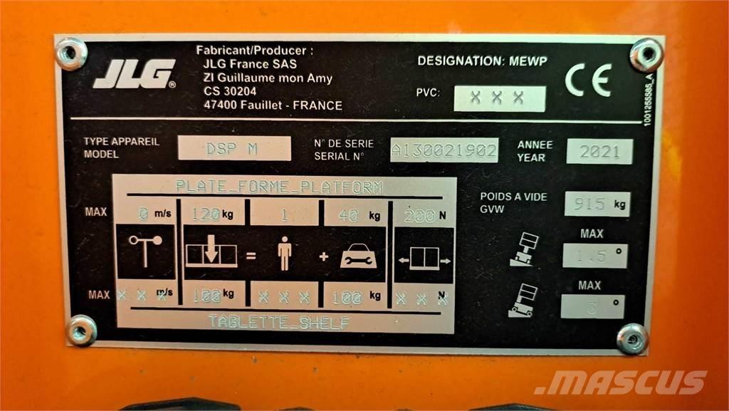 JLG DSP-M (NEW 2021) Ďalšie zdvíhacie zariadenia a plošiny