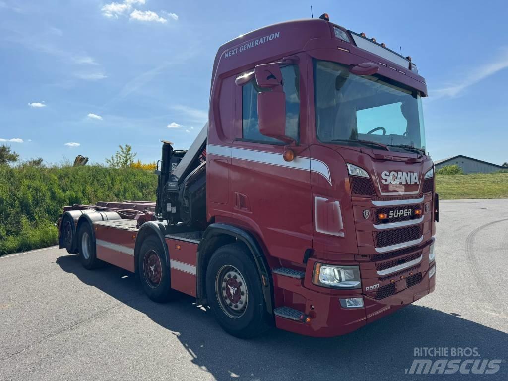 Scania R 500 CB Autožeriavy, hydraulické ruky
