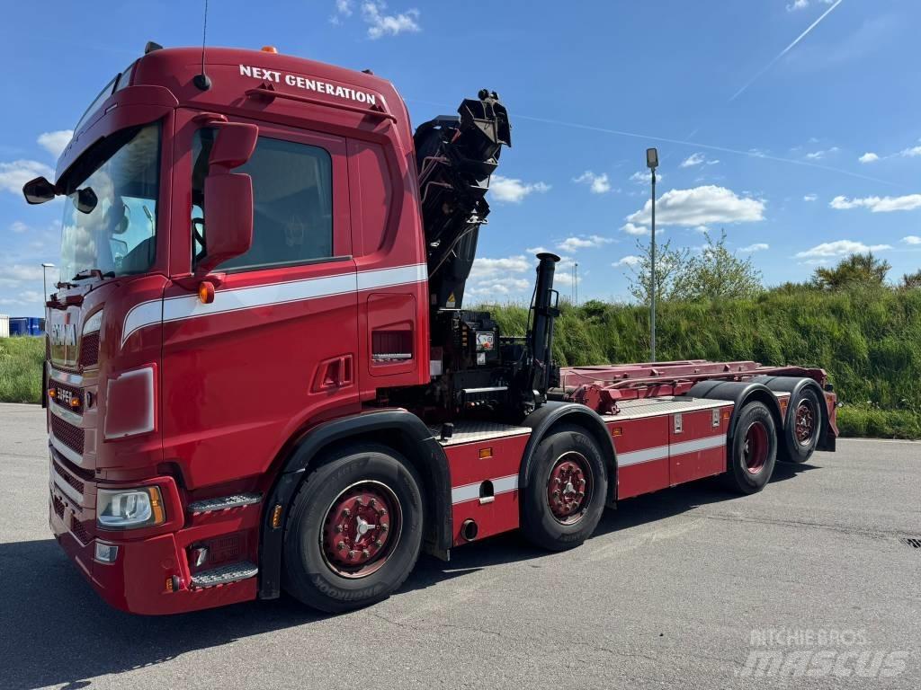 Scania R 500 CB Autožeriavy, hydraulické ruky
