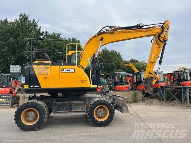 JCB JS 145 W Kolesové rýpadlá