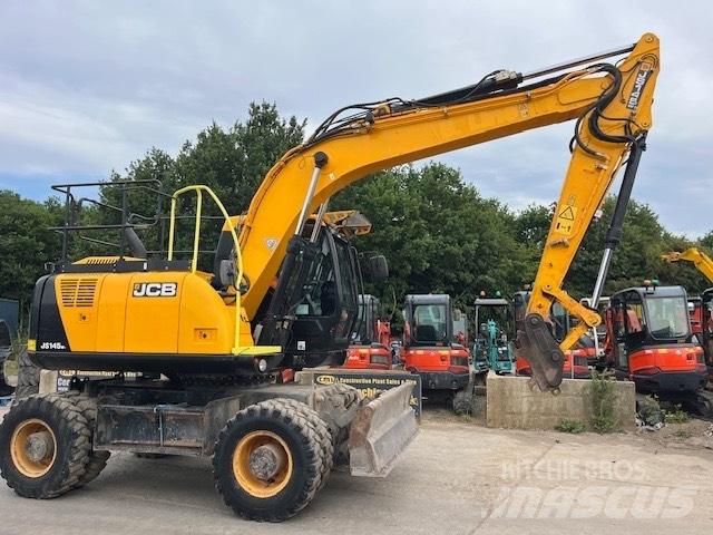 JCB JS 145 W Kolesové rýpadlá
