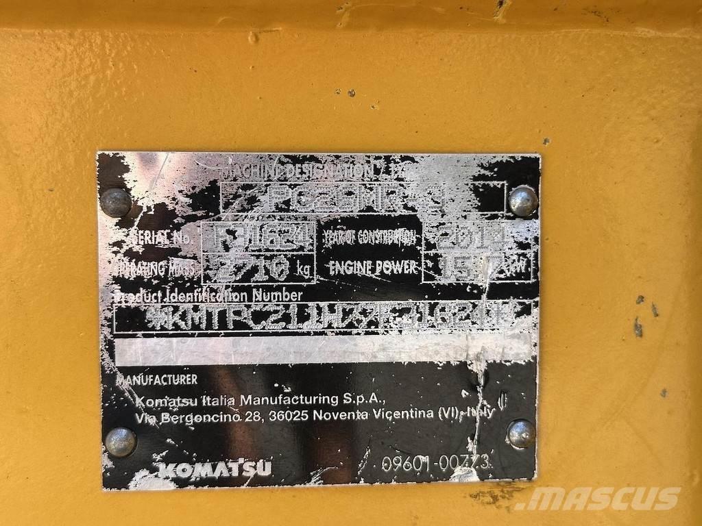 Komatsu PC26MR-3 Mini rýpadlá < 7t