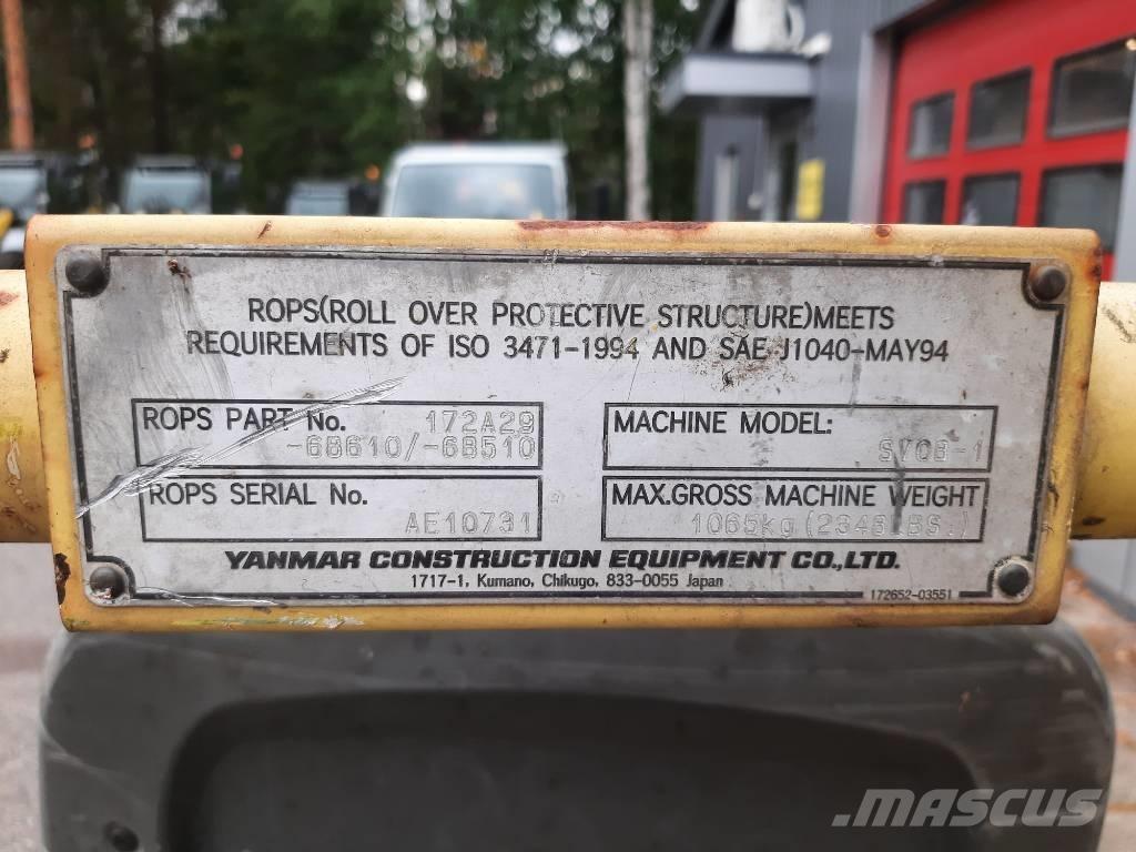Yanmar SV 08-1 Mini rýpadlá < 7t