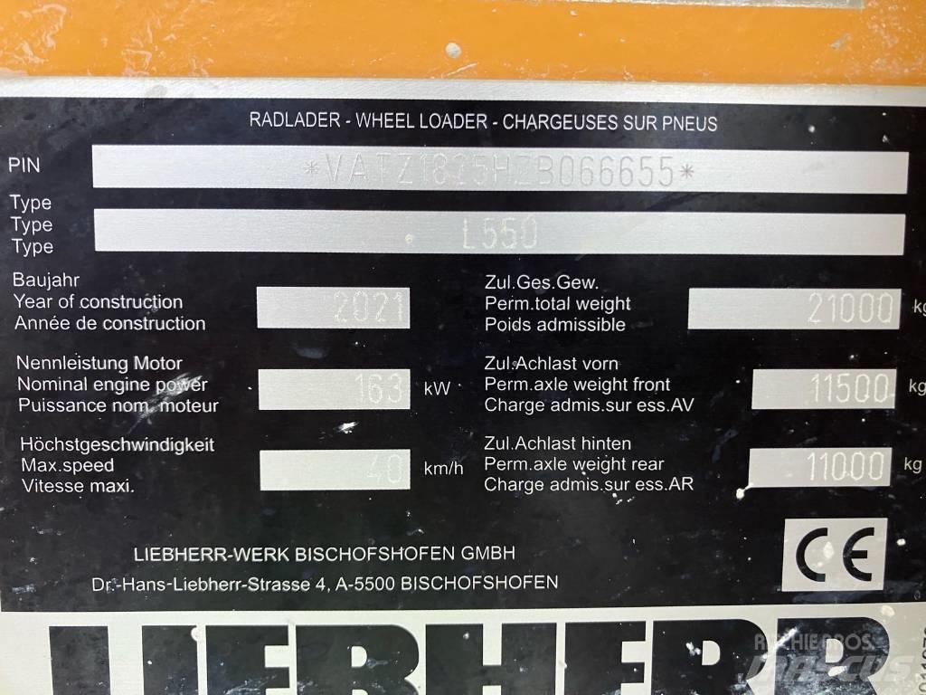 Liebherr L550 Xpower Kolesové nakladače