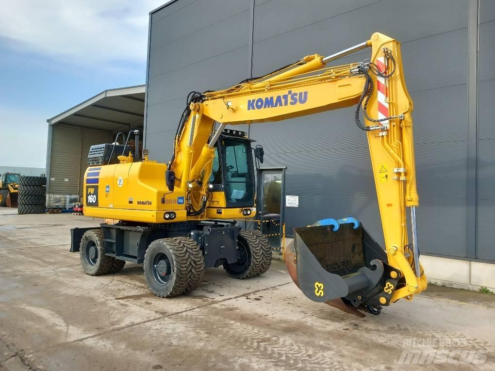 Komatsu PW160-11E0 Kolesové rýpadlá
