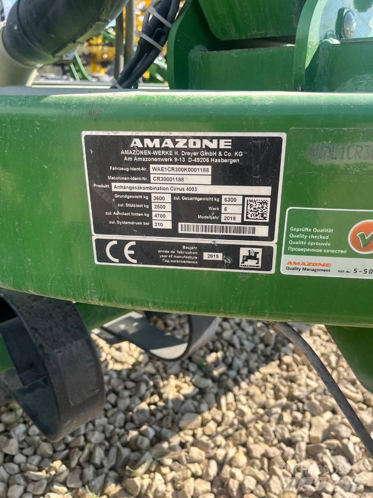 Amazone Cirrus 4003 Mechanické sejačky