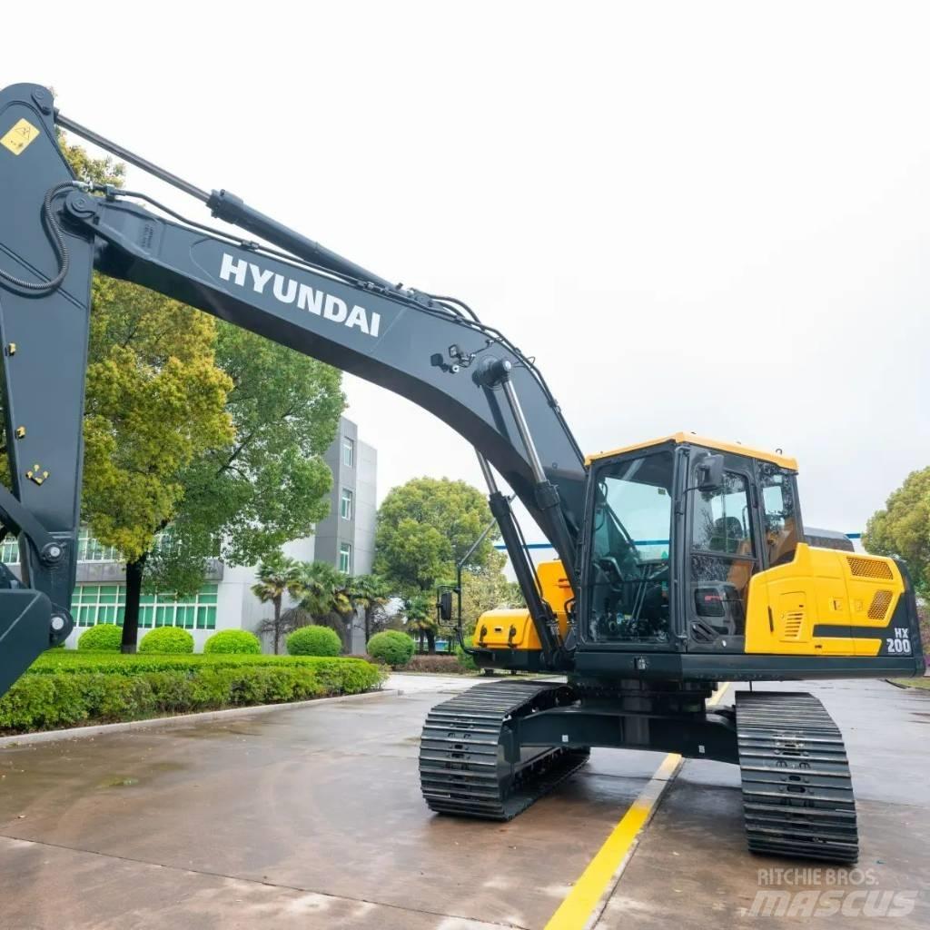 Hyundai HX200 Pásové rýpadlá
