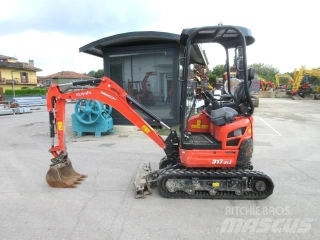 Kubota U 17-3 Mini rýpadlá < 7t