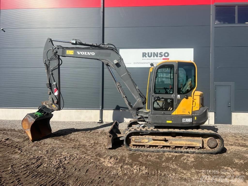 Volvo ECR 88 D Midi rýpadlá 7 t - 12 t