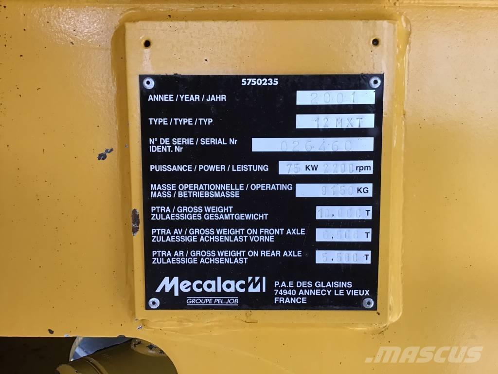 Mecalac 12 MXT Kolesové rýpadlá