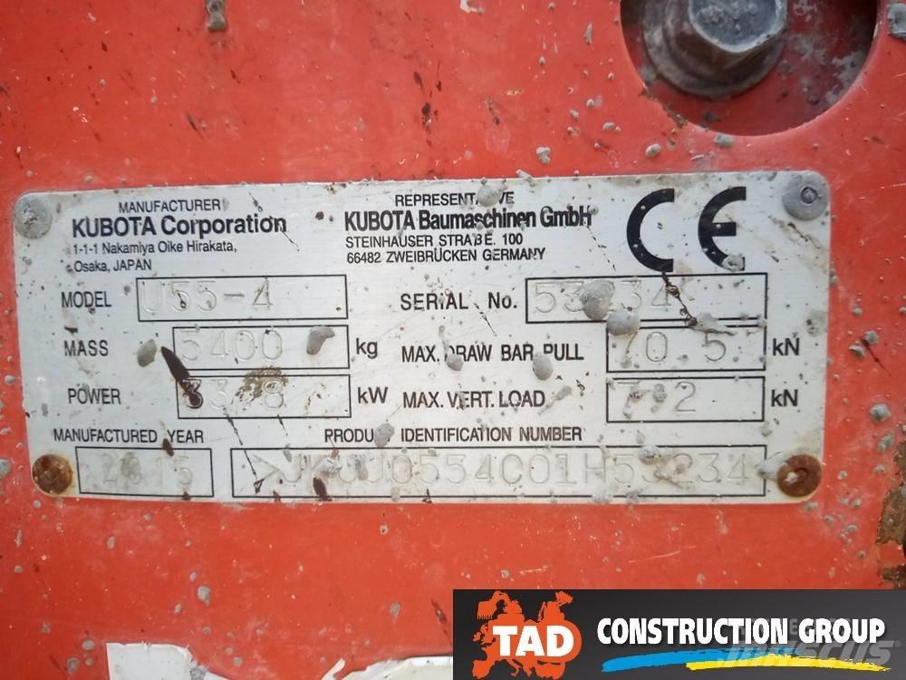 Kubota U 55-4 Mini rýpadlá < 7t