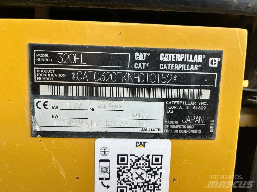 CAT 320 FL Pásové rýpadlá