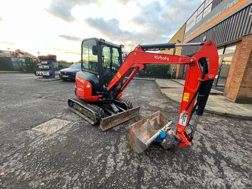 Kubota U 27-4 Pásové rýpadlá
