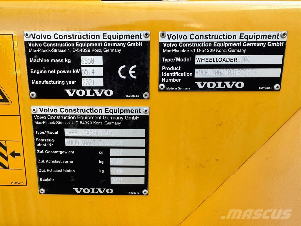 Volvo L30G Kolesové nakladače