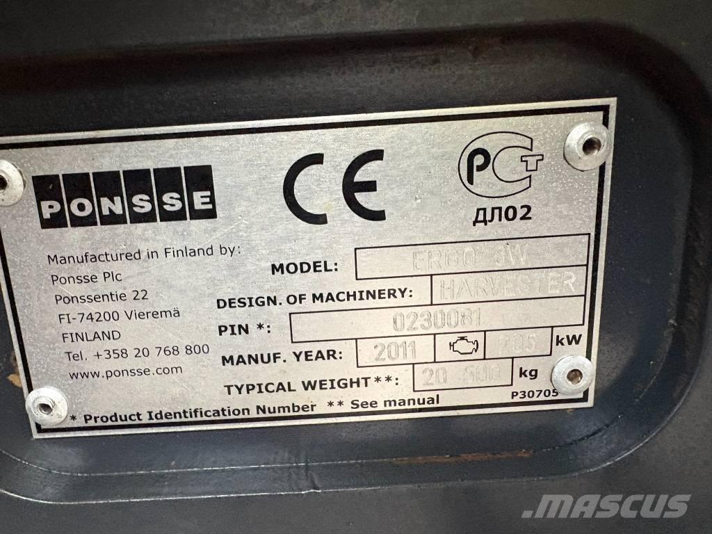 Ponsse Ergo 8W Harvestory