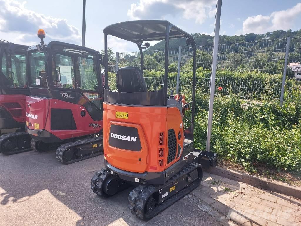 Doosan DX 17 Mini rýpadlá < 7t
