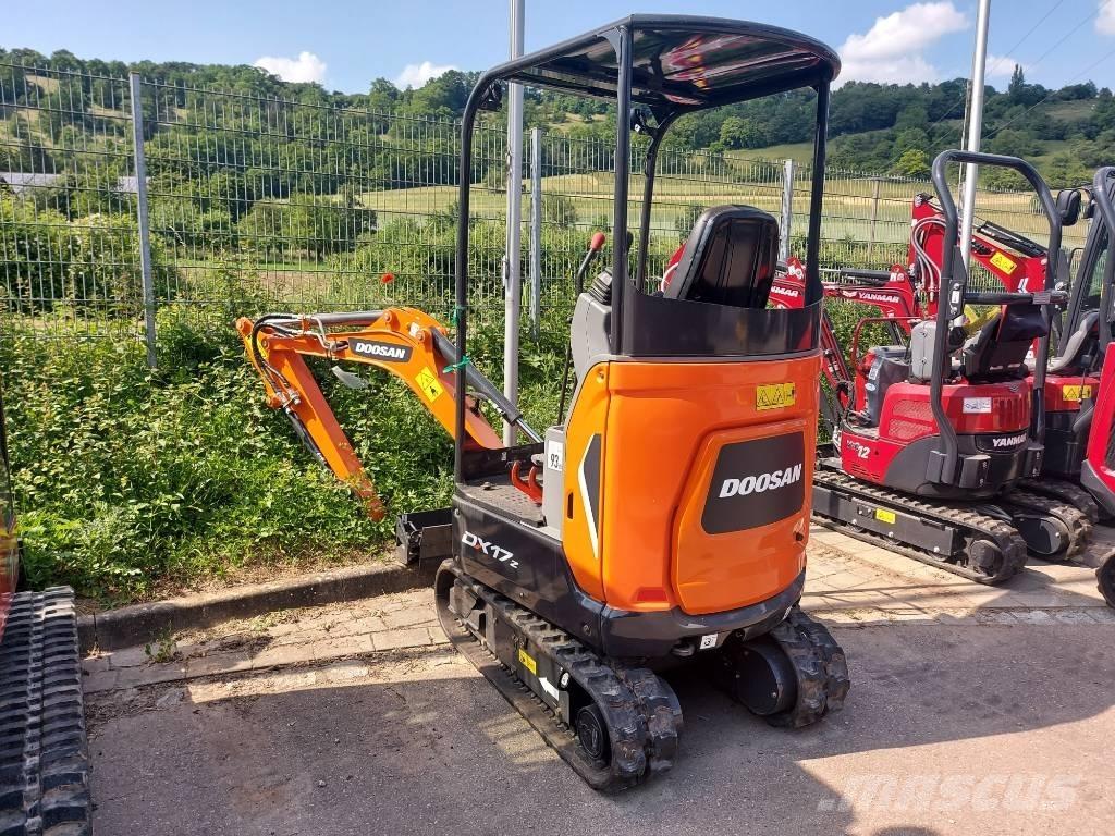 Doosan DX 17 Mini rýpadlá < 7t