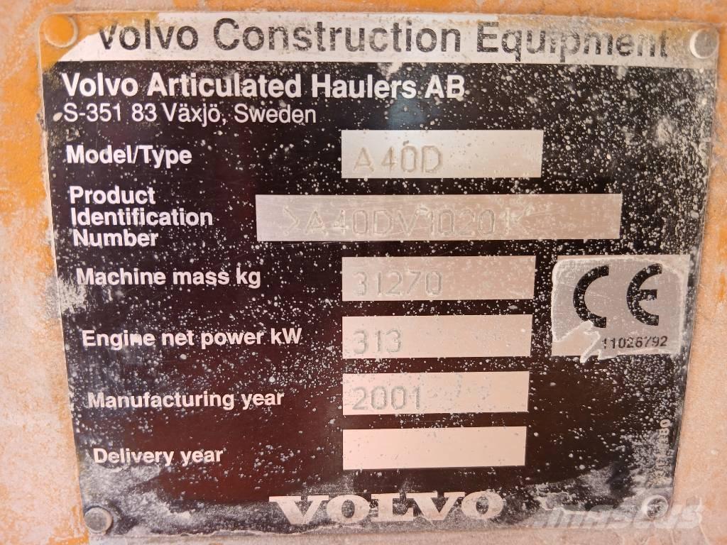 Volvo A 40 D Kĺbové nákladné autá