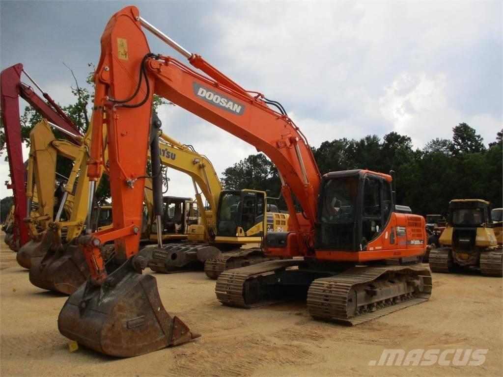 Doosan DX225 Pásové rýpadlá