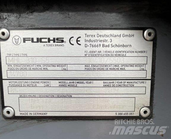 Fuchs MHL310F Stroje pre manipuláciu s odpadom