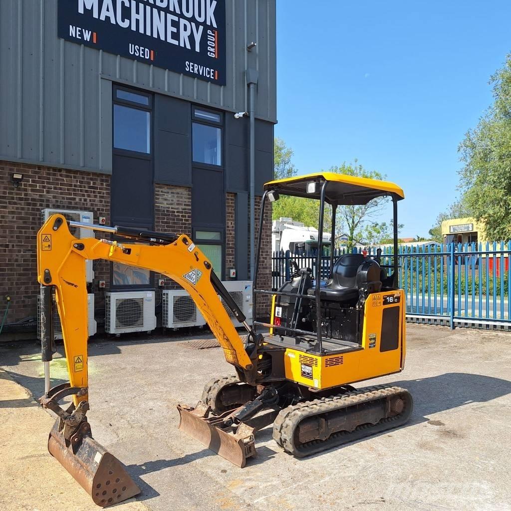 JCB 16 C-1 Mini rýpadlá < 7t