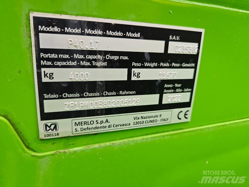 Merlo P 40.17 Teleskopické manipulátory