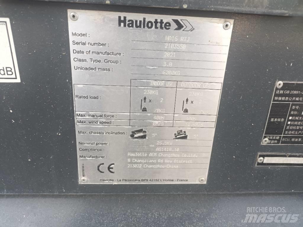 Haulotte HA16RTJ Kĺbové plošiny