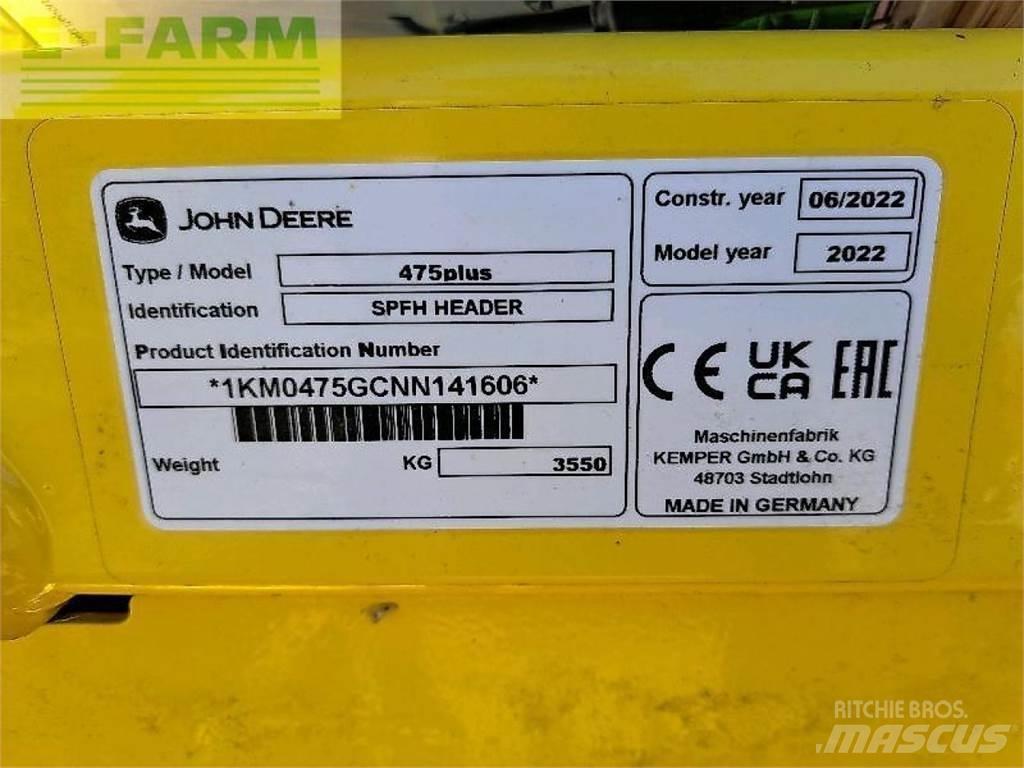 Kemper 475 plus Príslušenstvo a náhradné diely ku kombajnom