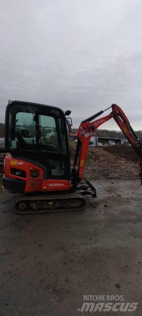 Kubota KX 019-4 Mini rýpadlá < 7t