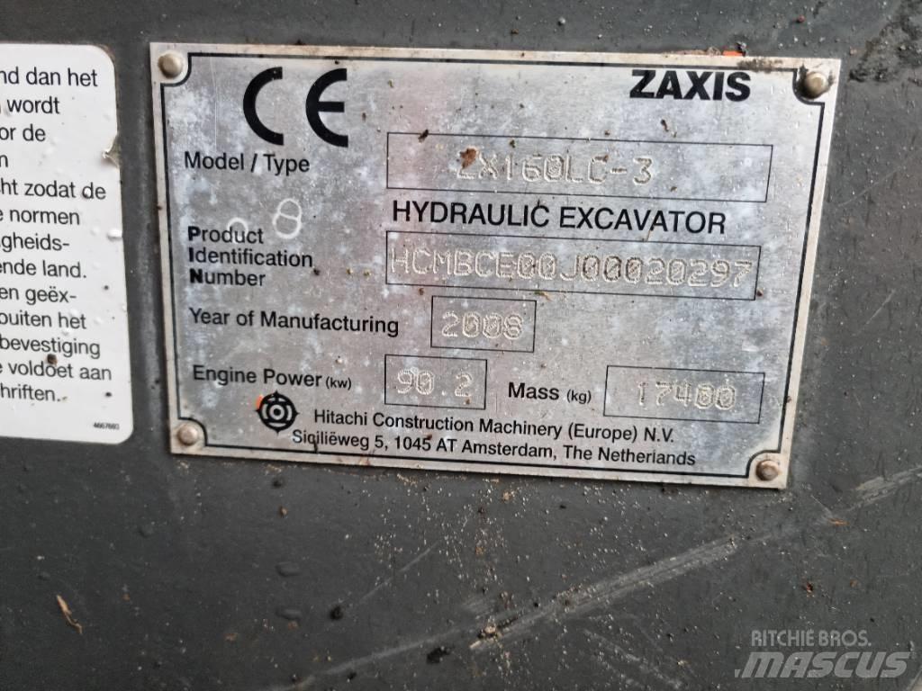 Hitachi ZX 160 Pásové rýpadlá