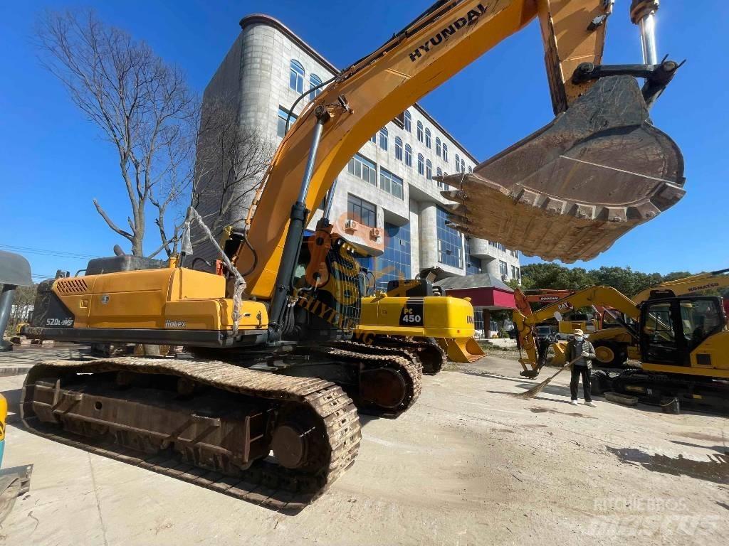 Hyundai Robex 520 VS Pásové rýpadlá