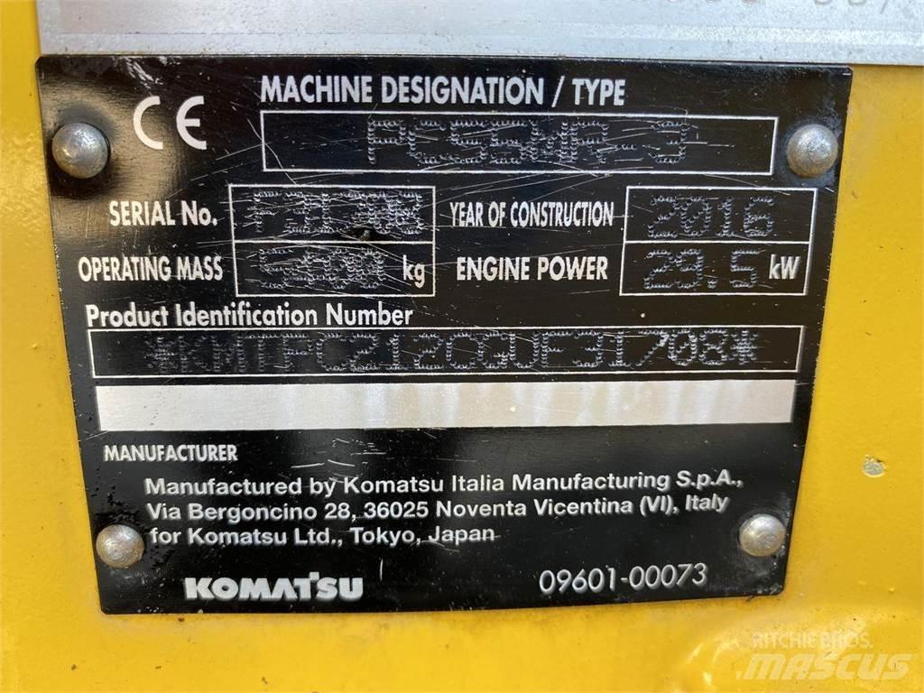 Komatsu PC55MR-3 Kolesové rýpadlá