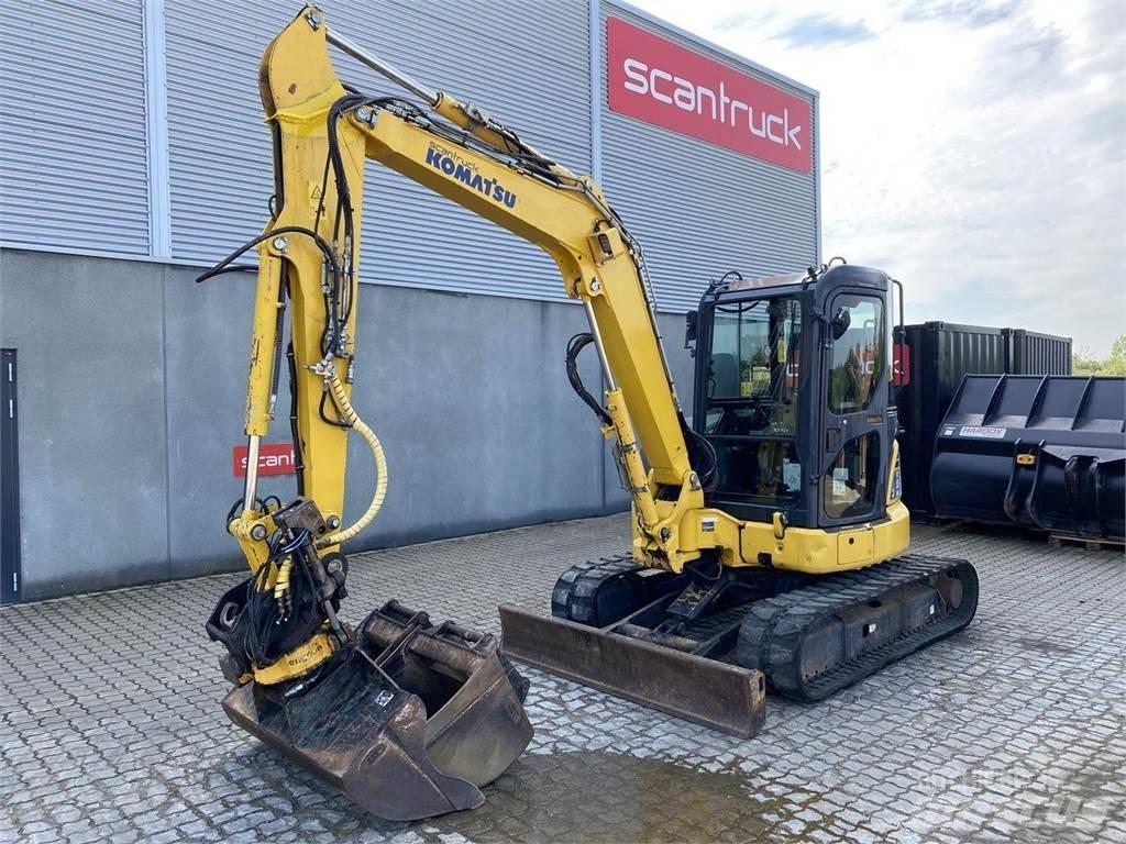 Komatsu PC55MR-3 Kolesové rýpadlá