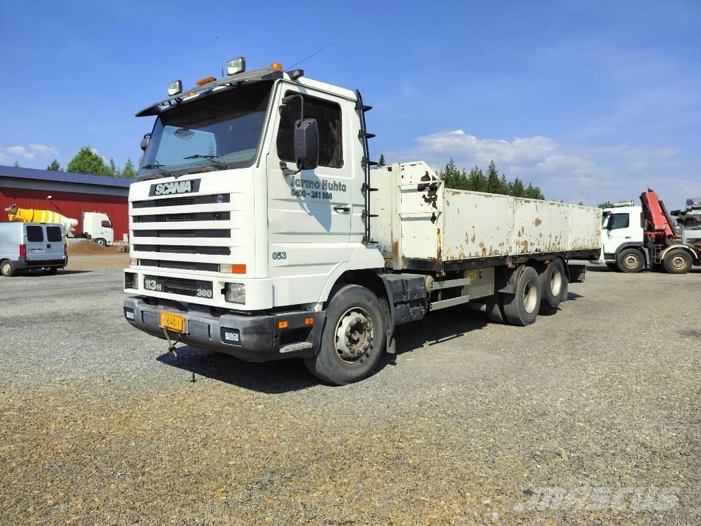 Scania 113 H 360 Plošinové nákladné automobily/nákladné automobily so sklápacími bočnicami