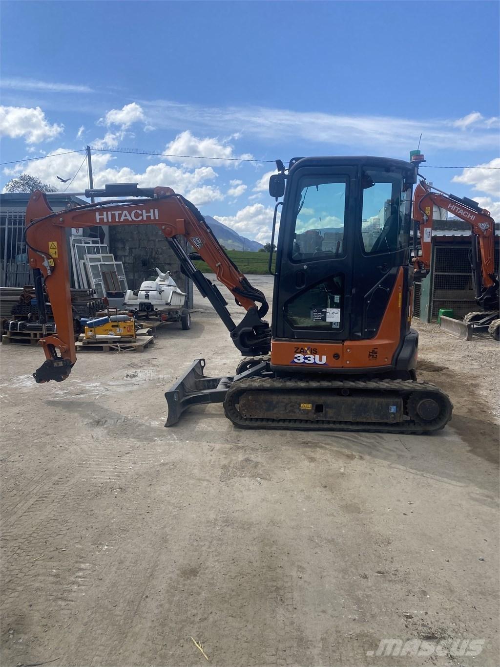 Hitachi Zaxis33U-6 Mini rýpadlá < 7t
