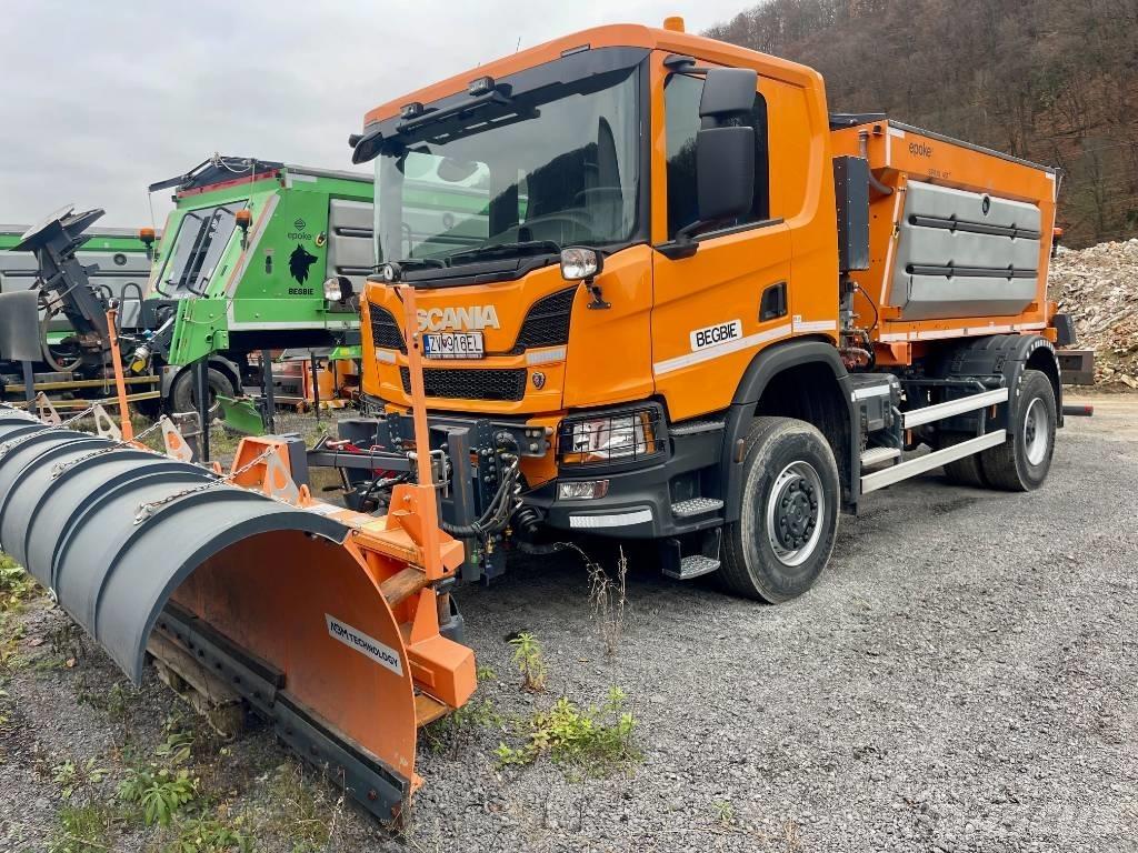 Scania P 410 Posýpače soli a piesku