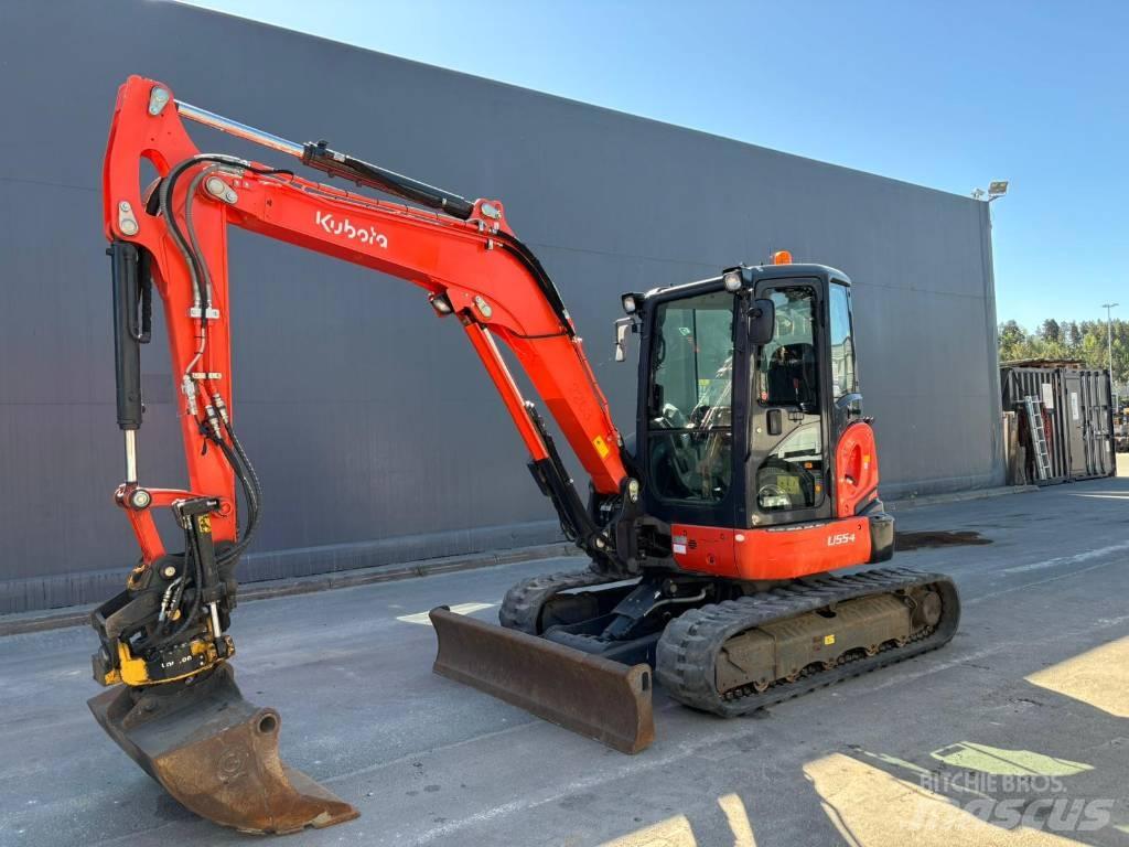  *SOLD* Kubota U 55-4 Mini rýpadlá < 7t
