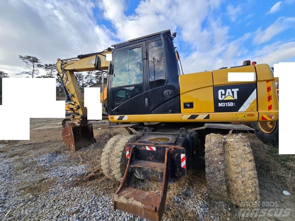 CAT M 315 D Kolesové rýpadlá