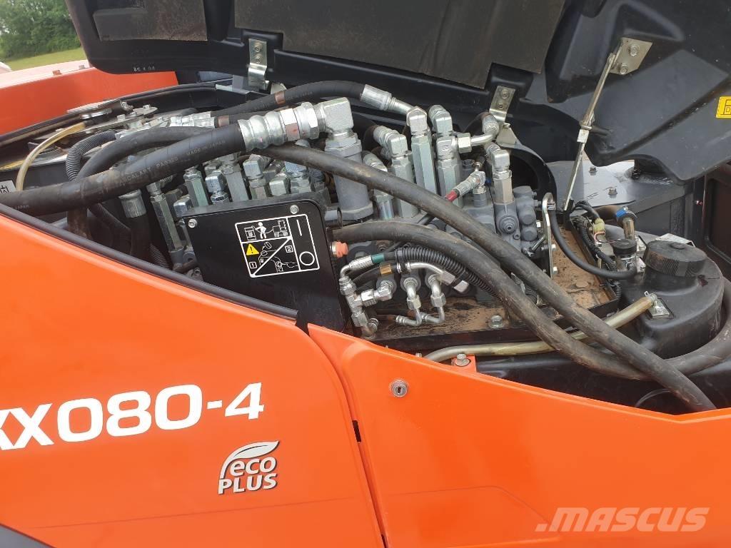 Kubota KX 080-4 Midi rýpadlá 7 t - 12 t
