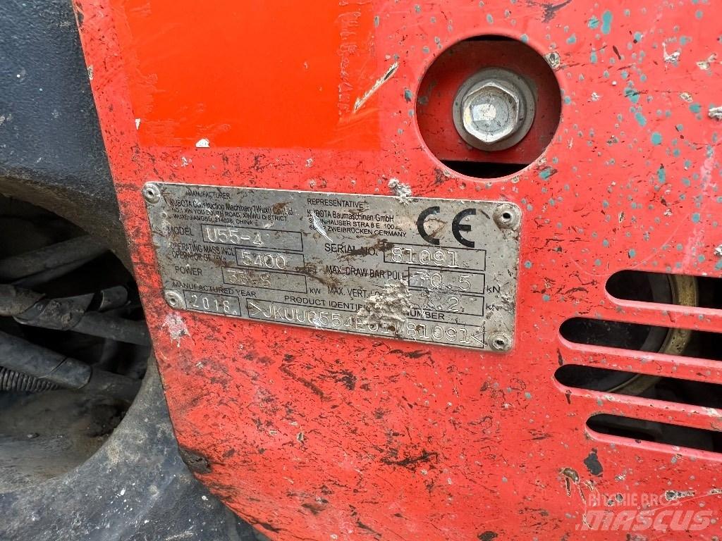 Kubota KX 055-4 Mini rýpadlá < 7t