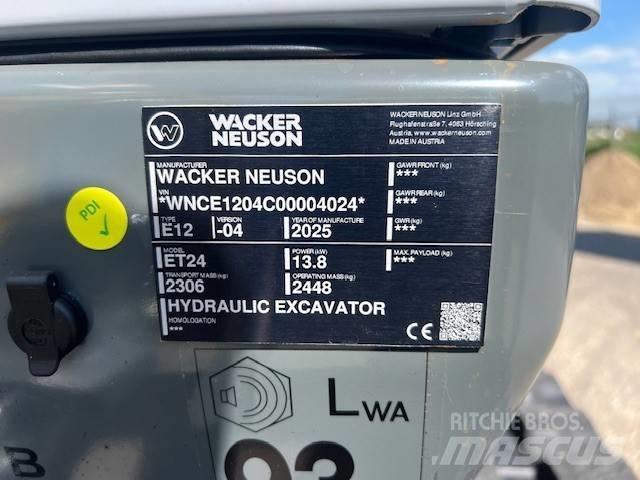 Wacker Neuson ET 24 Pásové rýpadlá