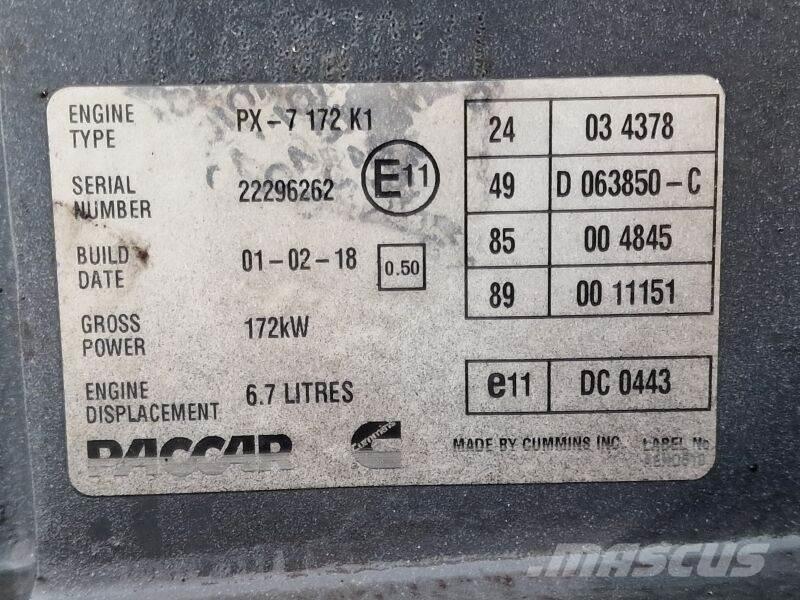 DAF PX-7 172 K1 Motory