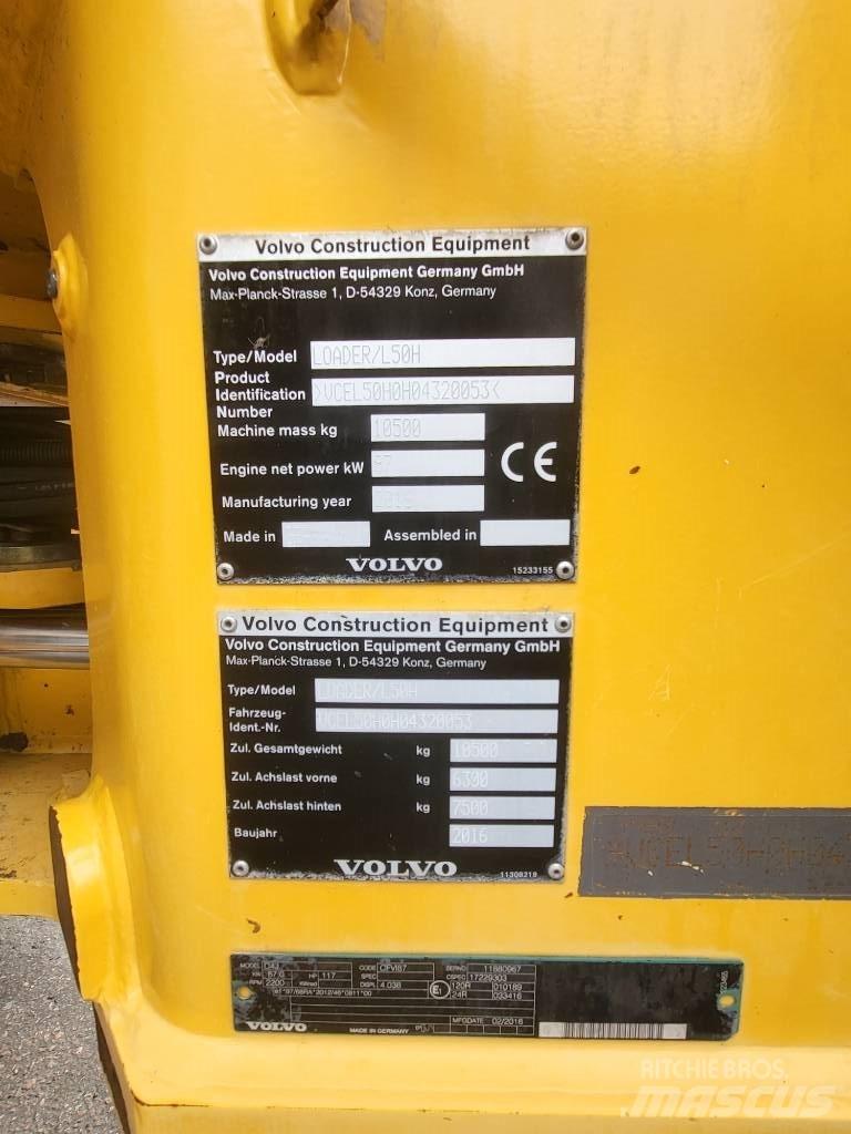 Volvo L 50 H Kolesové nakladače